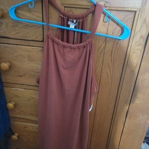 Green Envelope Halter Top